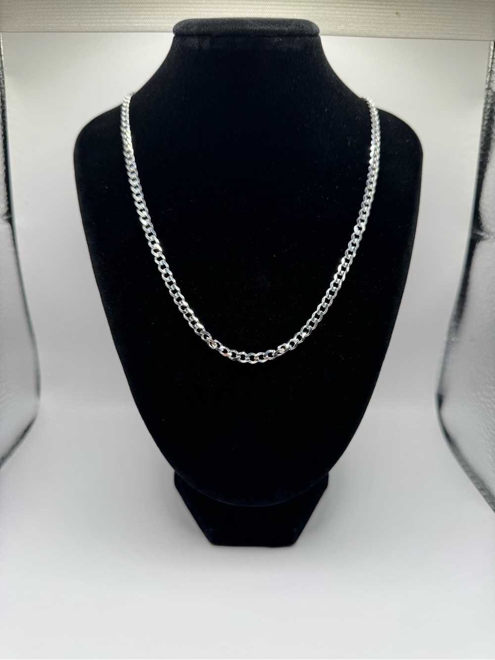 S925 silver cuban chain 5mm